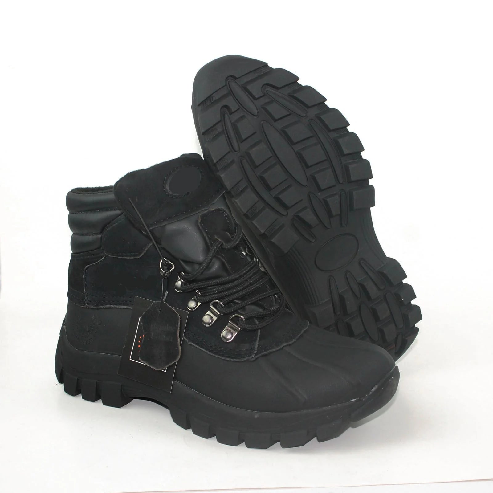 Wholesale Men's Winter Snow Boots Waterproof Leather Work Shoes NE91