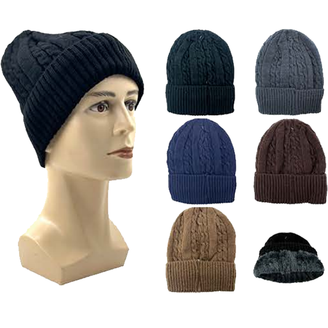 Wholesale Clothing Accessories 8-Word Flip-Up Men's Winter Hat NH238