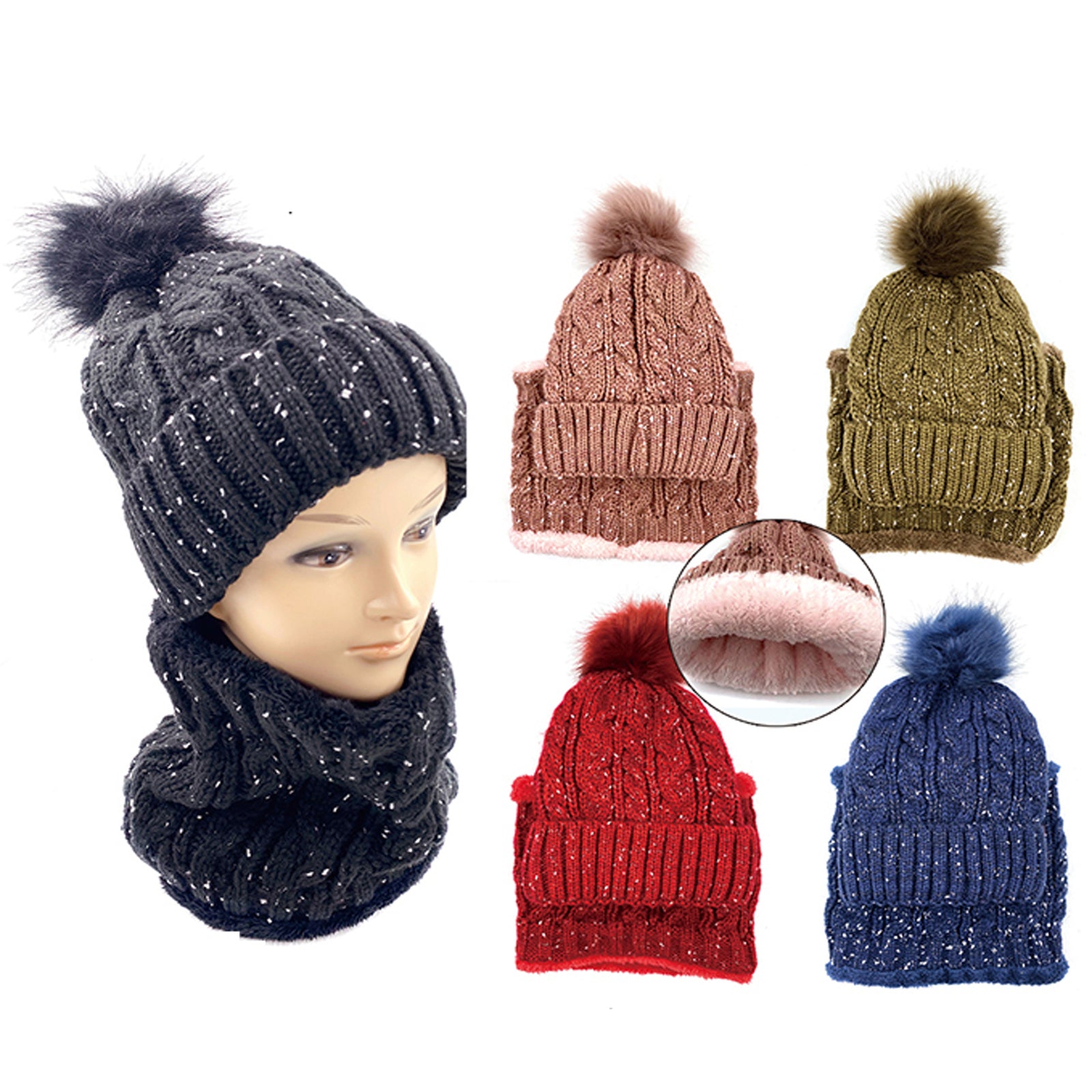 Wholesale Clothing Accessories Winter Neckwarmer Neck Warmer Hat NH233