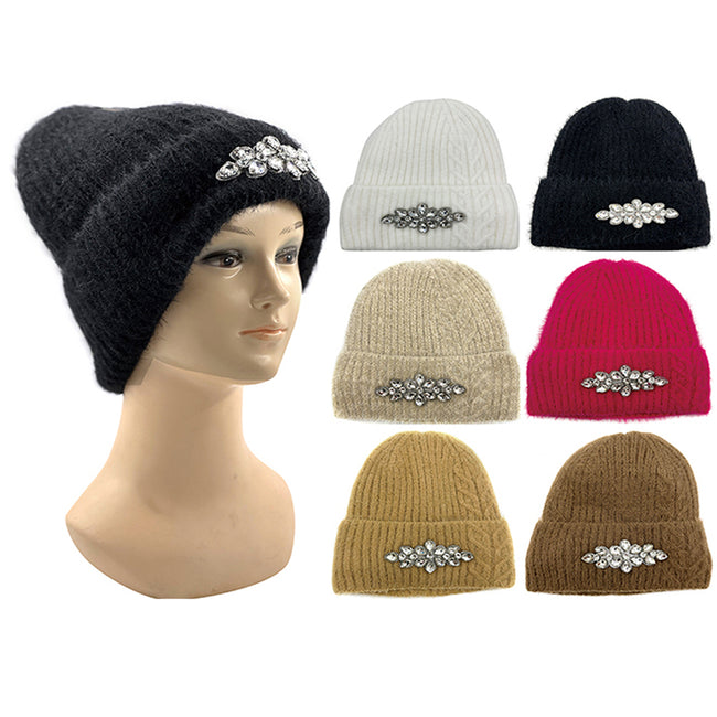 Wholesale Clothing Accessories Women's Faux Mink Acrylic Winter Hat NH231