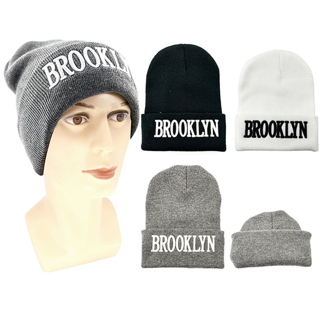 Wholesale Clothing Accessories Embroidered Brooklyn Double Knit Beat NH234