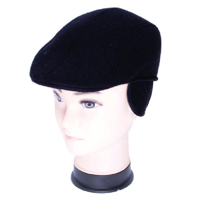 Wholesale Clothing Accessories Flannel Earflap Hat Black Only Assorted NQ86B