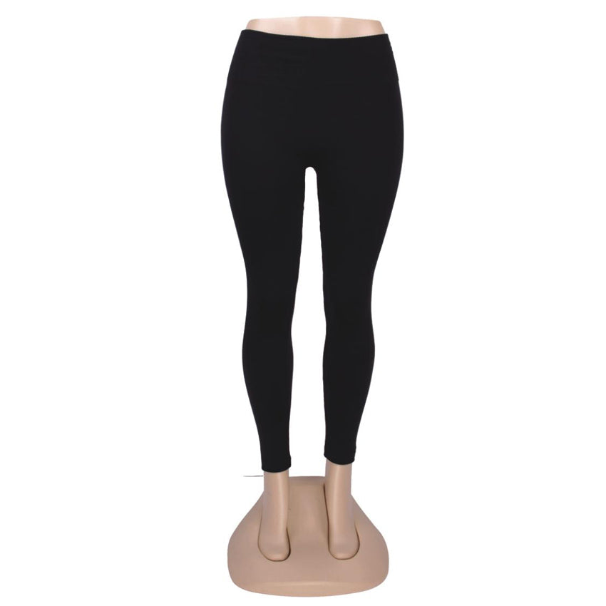 Wholesale Clothing Accessories Ladies High Waist Long Black Leggings NQ7b