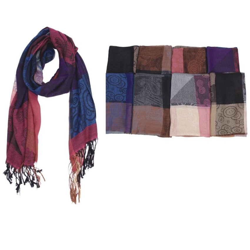 Wholesale Clothing Accessories Ladies Pashmina Design Assorted Scarf NQ84