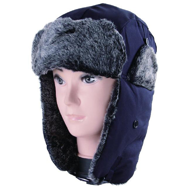Wholesale Clothing Accessories Men Winter Hat Black Color NQ86B