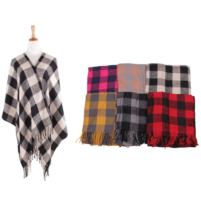Wholesale Clothing Accessories Poncho Assorted NQ81