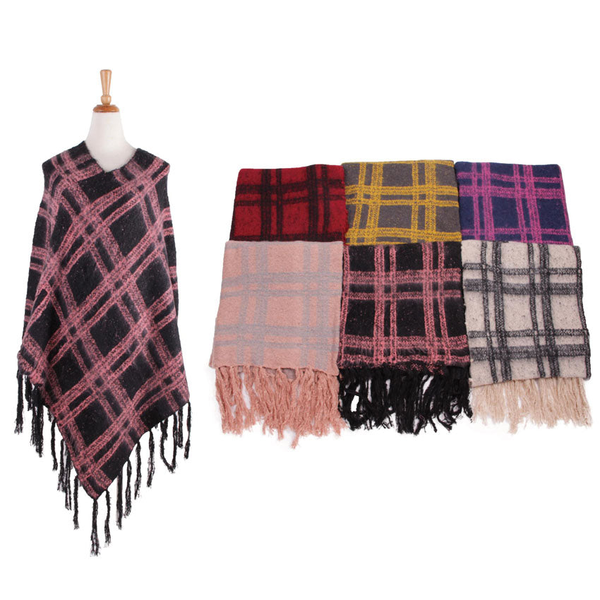 Wholesale Clothing Accessories Poncho Assorted NQ862