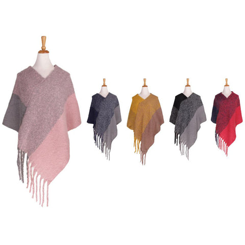 Wholesale Clothing Accessories Poncho Assorted NQ862