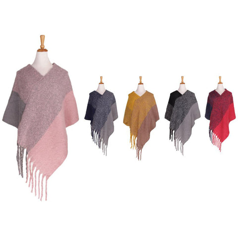 Wholesale Clothing Accessories Poncho Assorted NQ865