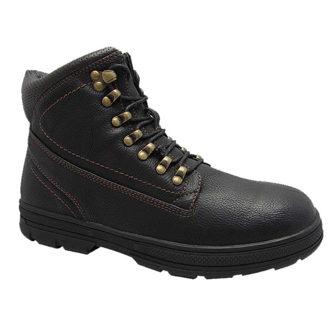 Wholesale Men's Shoes Fur Boot With Zipper Size NFA1