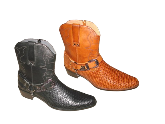 Wholesale Men PU Cro Cowboy Boot Affordable Quality Footwear Leo NFjn