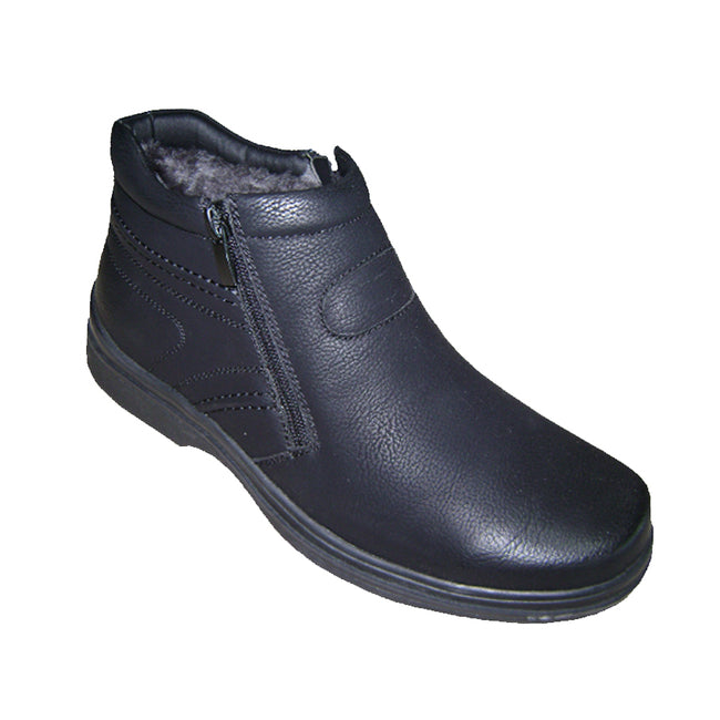 Wholesale Men's Shoes Fur Inside PU Boot NFR1