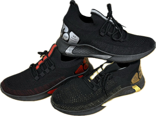 Wholesale Men's Shoes Knit Sprint Sneakers Lace Up Joshua