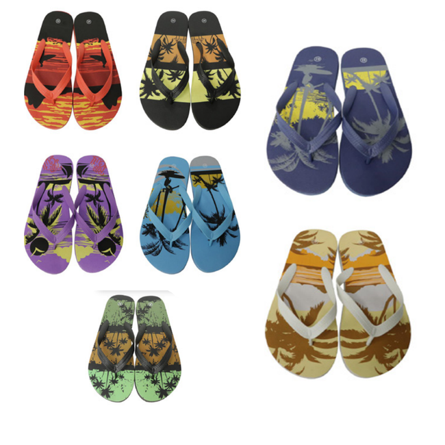 Wholesale Men's Slippers Comfort Flip Flops Melvin NPE63