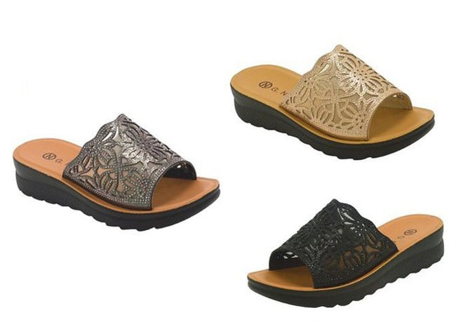 Wholesale Women's Sandals Casual Wedge Ladies Flat Vivienne NG59