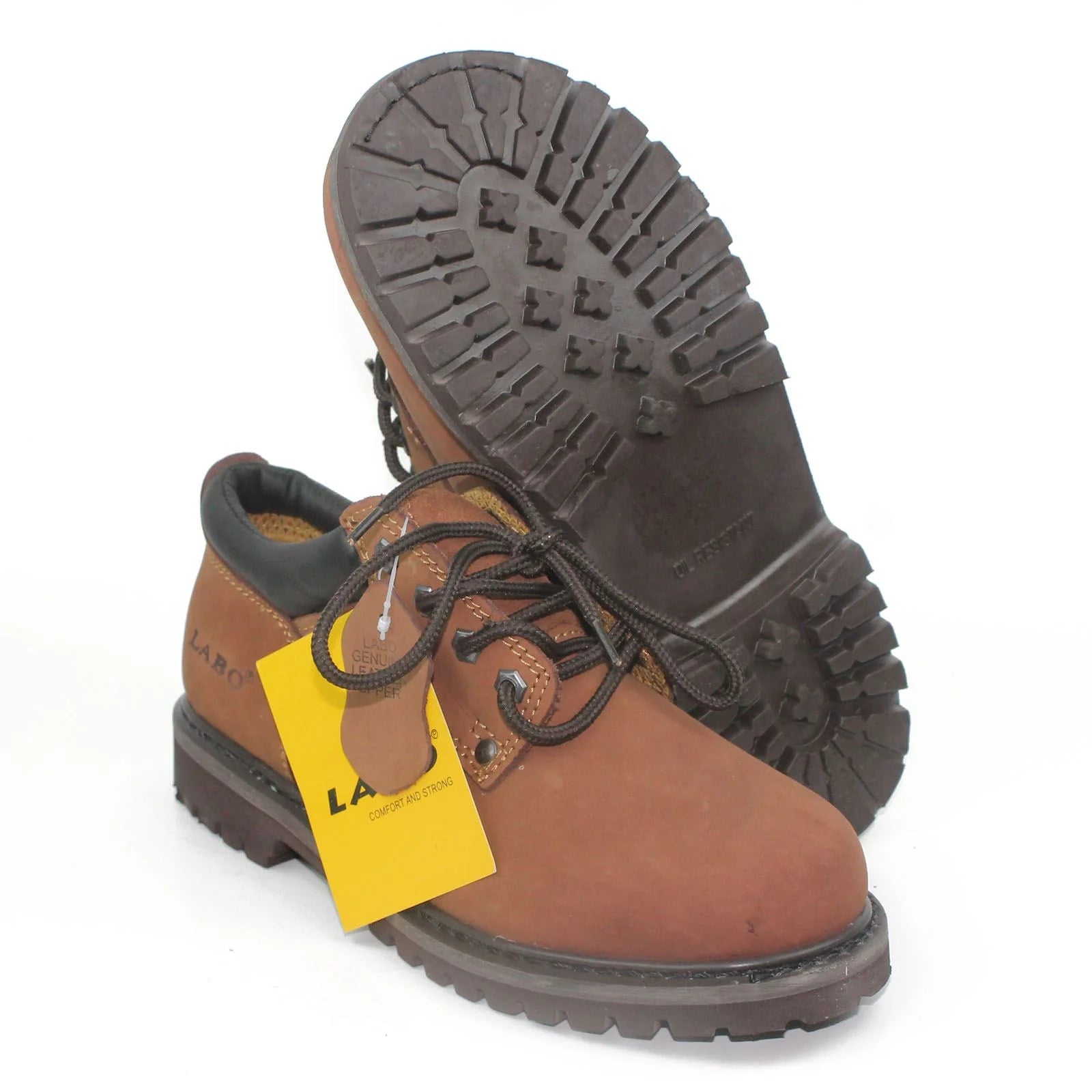 Wholesale Men's Working Leather Waterproof Work Safety Shoes Newb
