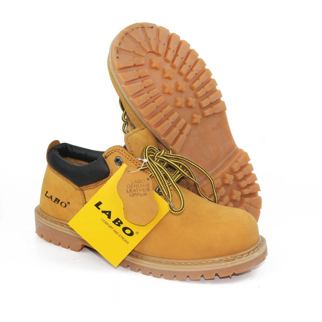 Wholesale Men's Working Leather Waterproof Work Safety Shoes NE41