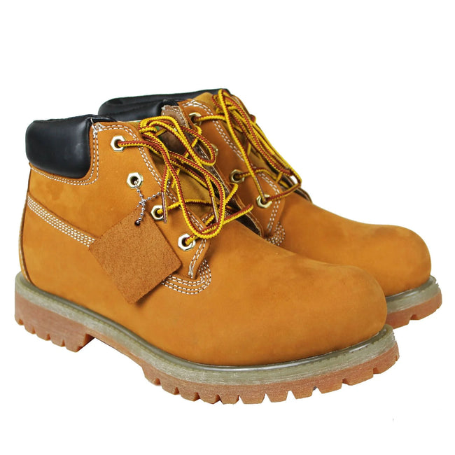 Wholesale Men's Leather Work Waterproof Safety Shoes NE5s