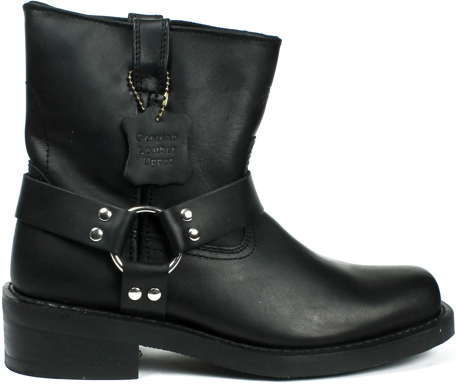Wholesale Men's Western Harness Boot Leather Shoes NE32