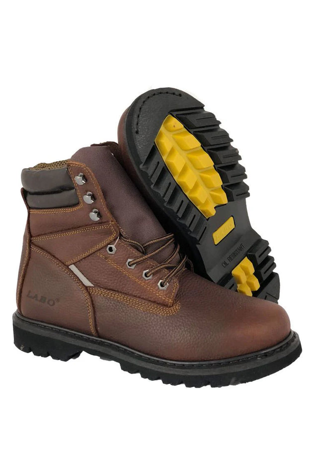 Wholesale Men's Leather Work Waterproof Safety Shoes NE12