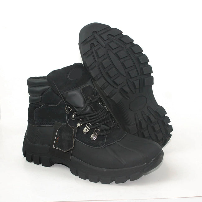 Wholesale Men's Winter Snow Boots Waterproof Leather Work Shoes NE91