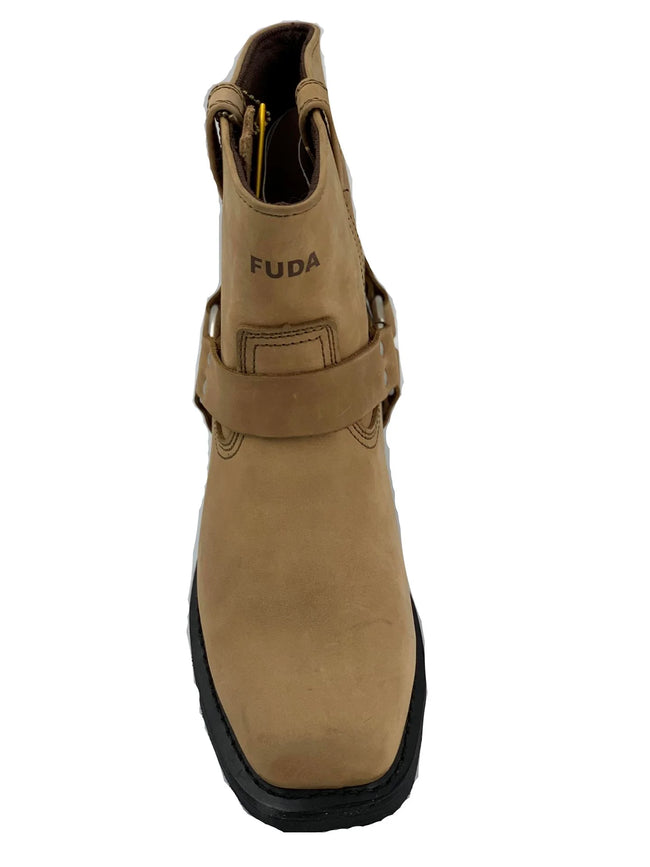Wholesale Men's Men's Western Harness Boot Leather Shoes NE32