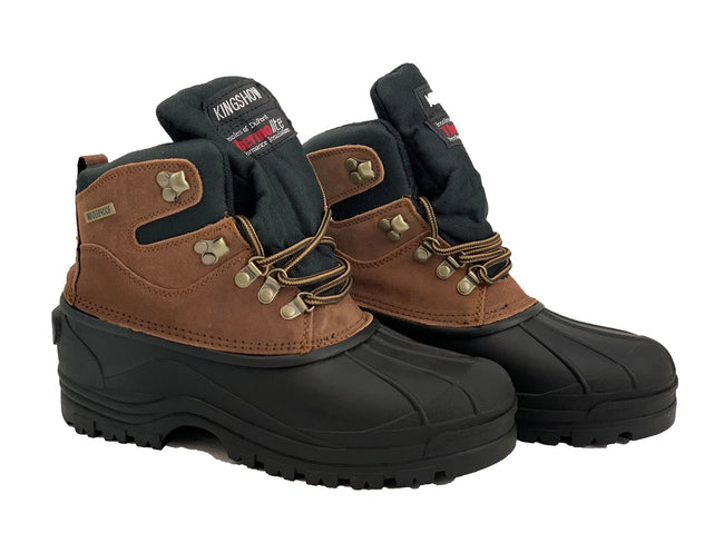 Wholesale Men's Winter Snow Boots Waterproof Leather Shoes NE13