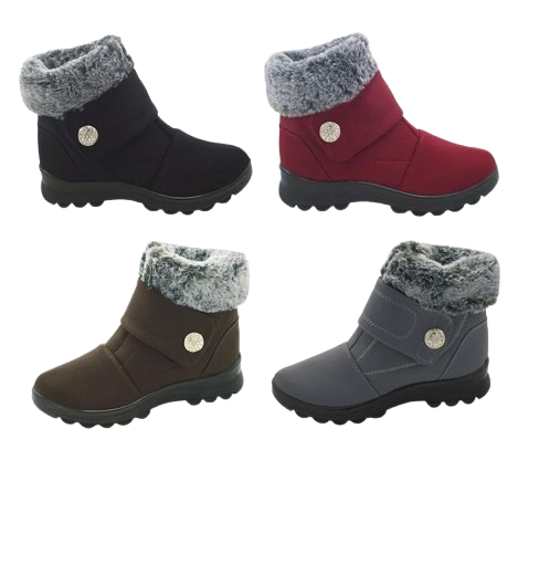 Wholesale Women's Fleece-Lined Winter Boots Violet NG15