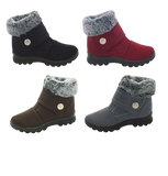Wholesale Women's Fleece-Lined Winter Boots Violet NG15