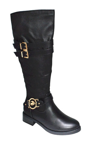 Wholesale Women's Fleece-Lined Knee-High Boots Alexandra NG15
