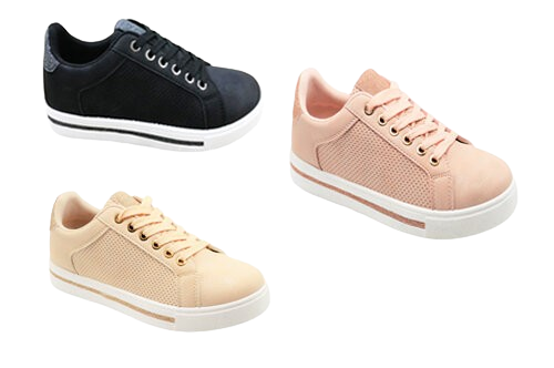 Wholesale Women's Sneakers Lace Up Trendy Comfortable Women's Shoes Isabella NG11