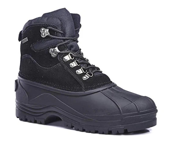 Wholesale Men's Winter Snow Boots Waterproof Leather Shoes NE13