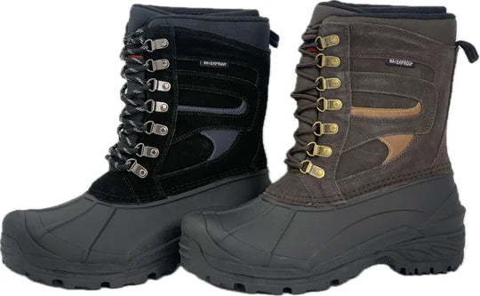 Wholesale Men's Winter Snow Boots Waterproof Leather Shoes NE18