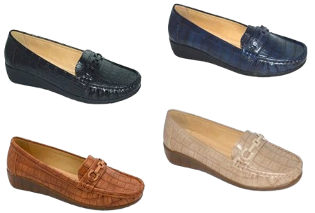 Wholesale Women's Flexible Moccasin Casual Loafers Evelyn NGj6