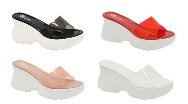 Wholesale Women's Sleek Strap Heeled Sandals Lucy NG30