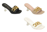 Wholesale Women's Embellished Sandal Heels with Gems Isabella NGJ2
