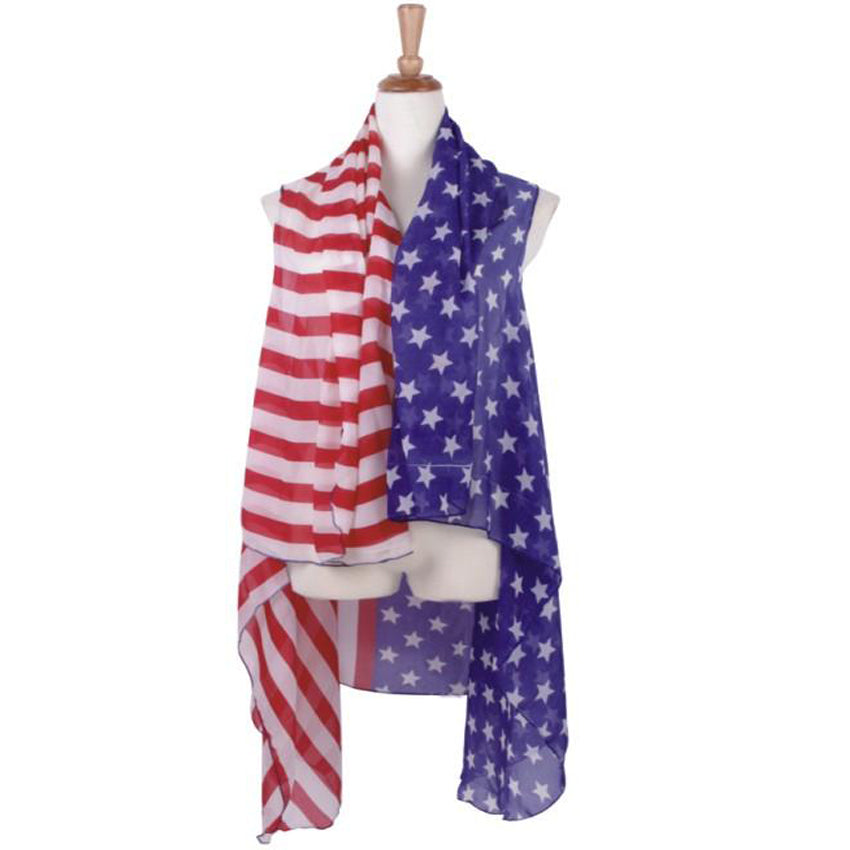 Wholesale Women's Clothing Apparel Beach Top with American Flag One Size Joy NQ81