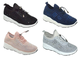 Wholesale Women's Sneakers Lace Up Embellished Trendy Comfortable Women's Shoes Lexi NG11