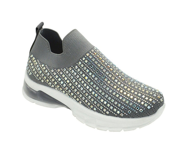 Wholesale Women's Sneakers Slip On Embellished Trendy Comfortable Women's Shoes Alayna NG12