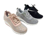 Wholesale Women's Sneakers Lace Up Shoes Stylish Comfortable Footwear Peyton NG18