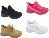 Wholesale Women's Sneakers Lace Up Shoes Stylish Comfortable Footwear Hailey NG11