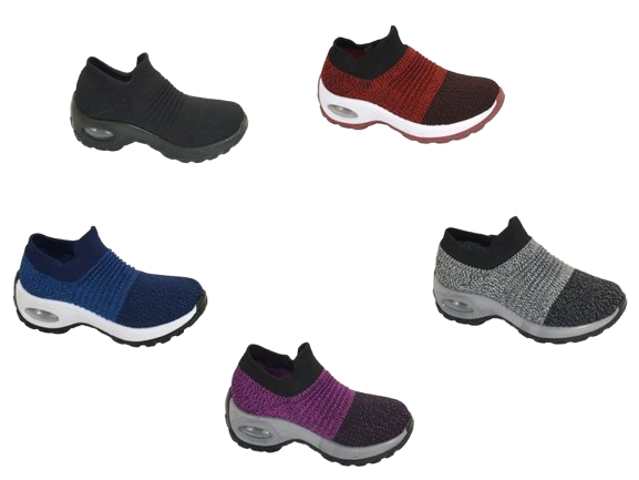 Wholesale Women's Sneakers Slip On Shoes Stylish Comfortable Footwear Naomi NG15
