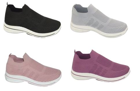 Wholesale Women's Sneakers Slip On Shoes Stylish Comfortable Footwear Alice NG16