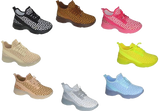 Wholesale Women's Sneakers Lace Up Shoes Stylish Comfortable Footwear Jade NG19