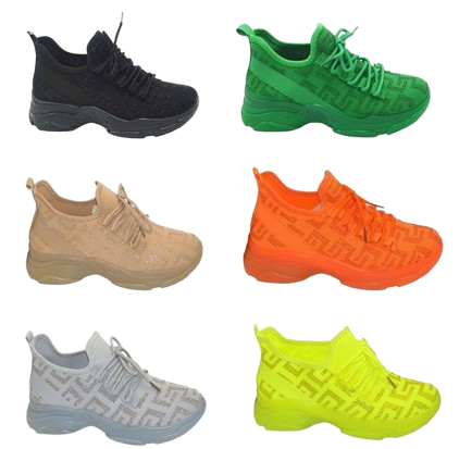 Wholesale Women's Sneakers Slip On Shoes Stylish Comfortable Footwear Clara NG11
