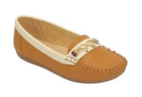 Wholesale Women's Faux Suede Moccasin Style Loafers Chloe Ngfa