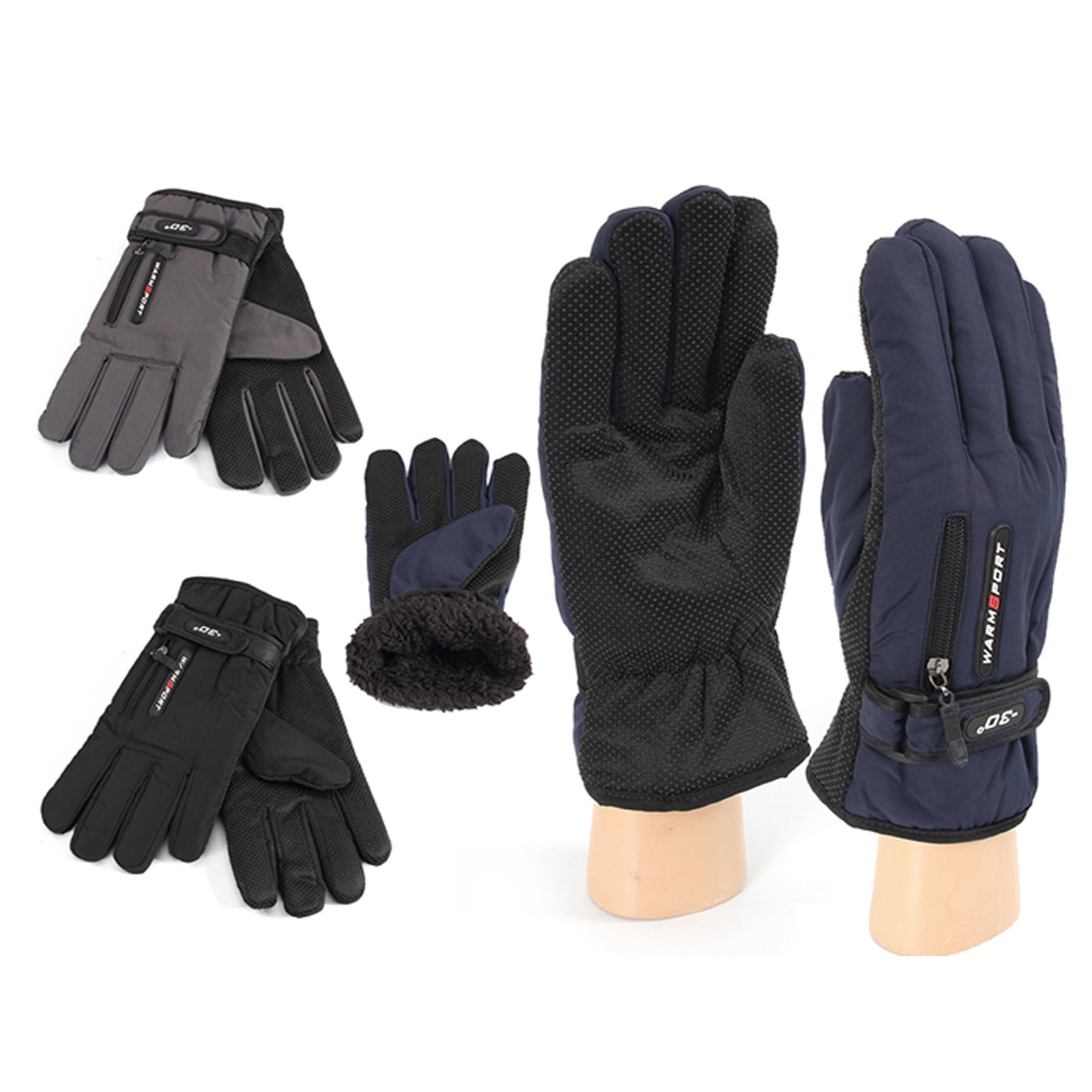 Wholesale Clothing Accessories Rainproof Zipper Men's Gloves NH274