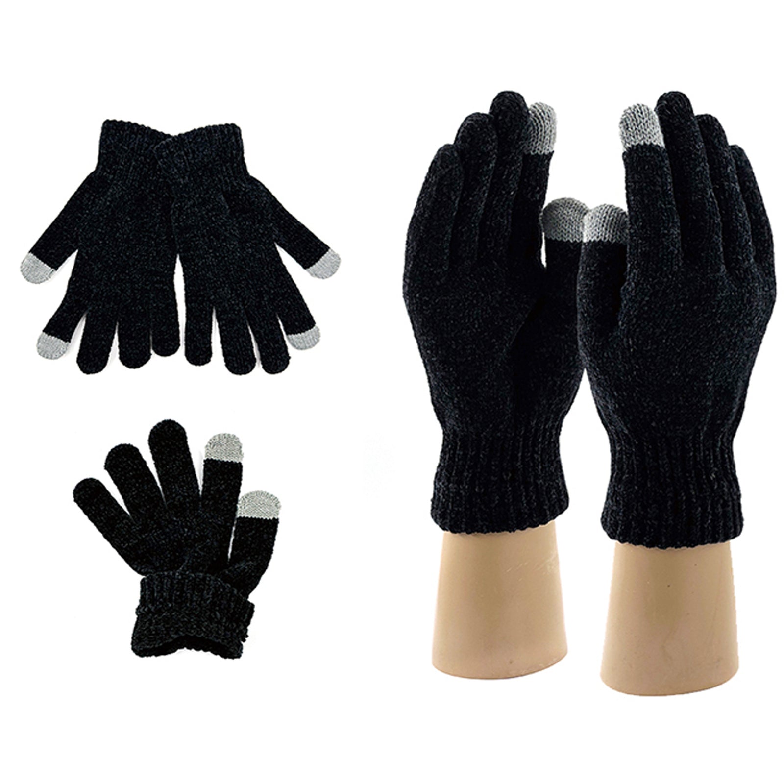 Wholesale Clothing Accessories Schmidt Men's Touch Screen Gloves Black NH210