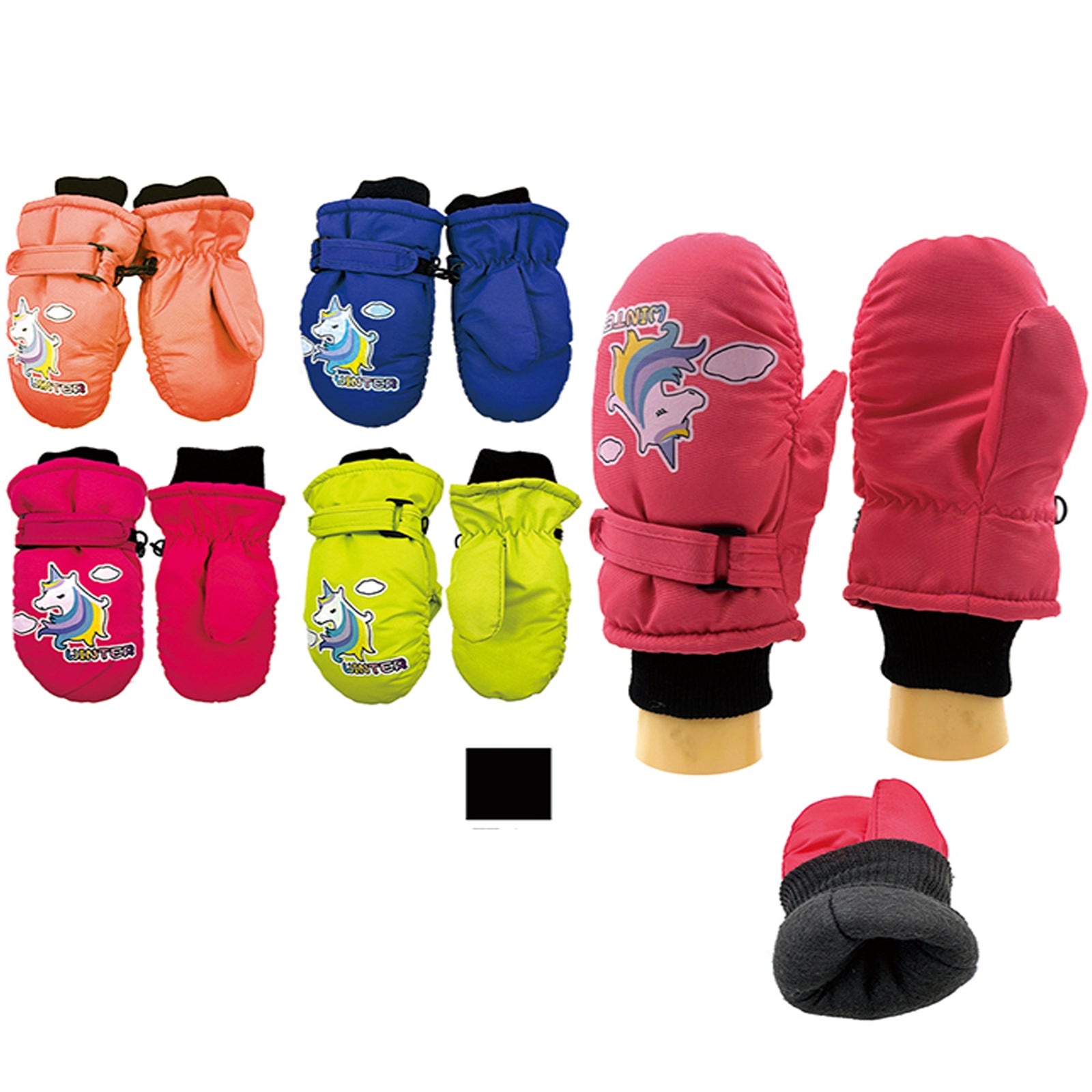 Wholesale Clothing Accessories Windproof Bag Kids Gloves NH213