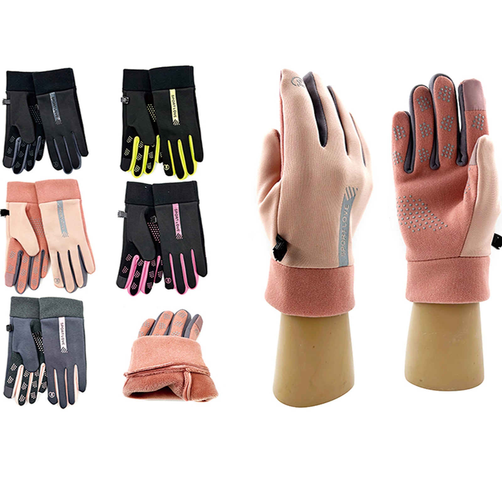 Wholesale Clothing Accessories Women's Sports Touch Screen Gloves NH